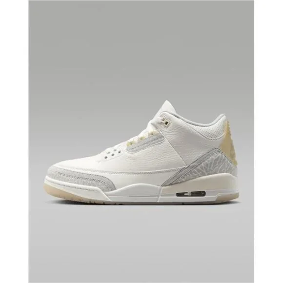 Air Jordan 3 Retro Craft "Ivory" Ivory/Cream/Grey Mist - Picture 4 of 10